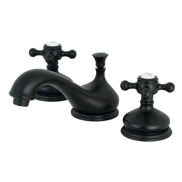 Kingston Brass KS1160BX 8" Widespread Bathroom Faucet, Matte Black KS1160BX - main